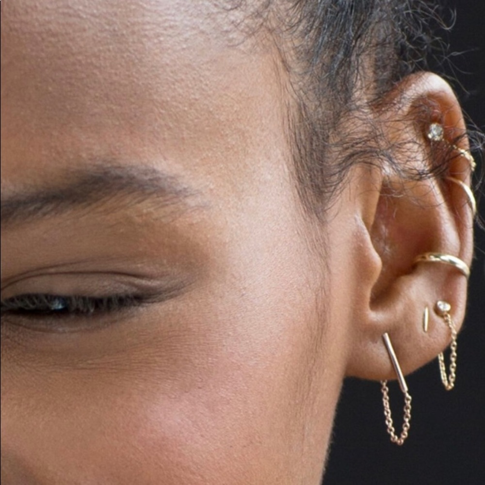 Ballerina Earring Yellow Gold (Pair)